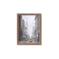 Picture of Yellow Taxi In New York _GroupedProduct_Rectangle_Portrait_Framed_Matted_