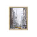 Picture of Yellow Taxi In New York _GroupedProduct_Rectangle_Portrait_Framed_Matted_