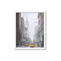 Picture of Yellow Taxi In New York _GroupedProduct_Rectangle_Portrait_Framed_Matted_