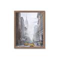 Picture of Yellow Taxi In New York _GroupedProduct_Rectangle_Portrait_Framed_Matted_
