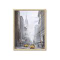 Picture of Yellow Taxi In New York _GroupedProduct_Rectangle_Portrait_Framed_Matted_