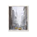 Picture of Yellow Taxi In New York _GroupedProduct_Rectangle_Portrait_Framed_Matted_