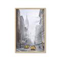 Picture of Yellow Taxi In New York _GroupedProduct_Rectangle_Portrait_Framed_Matted_