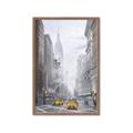 Picture of Yellow Taxi In New York _GroupedProduct_Rectangle_Portrait_Framed_Matted_
