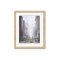 Picture of Yellow Taxi In New York _GroupedProduct_Rectangle_Portrait_Framed_Matted_
