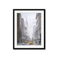 Picture of Yellow Taxi In New York _GroupedProduct_Rectangle_Portrait_Framed_Matted_