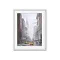 Picture of Yellow Taxi In New York _GroupedProduct_Rectangle_Portrait_Framed_Matted_