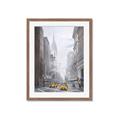 Picture of Yellow Taxi In New York _GroupedProduct_Rectangle_Portrait_Framed_Matted_