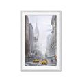 Picture of Yellow Taxi In New York _GroupedProduct_Rectangle_Portrait_Framed_Matted_