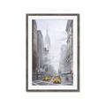 Picture of Yellow Taxi In New York _GroupedProduct_Rectangle_Portrait_Framed_Matted_