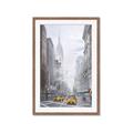 Picture of Yellow Taxi In New York _GroupedProduct_Rectangle_Portrait_Framed_Matted_
