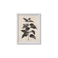 Picture of Black Linen Leaves II _GroupedProduct_Rectangle_Portrait_Framed_Matted_