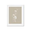Picture of Neutral Plant V _GroupedProduct_Rectangle_Portrait_Framed_Matted_