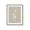 Picture of Neutral Plant V _GroupedProduct_Rectangle_Portrait_Framed_Matted_