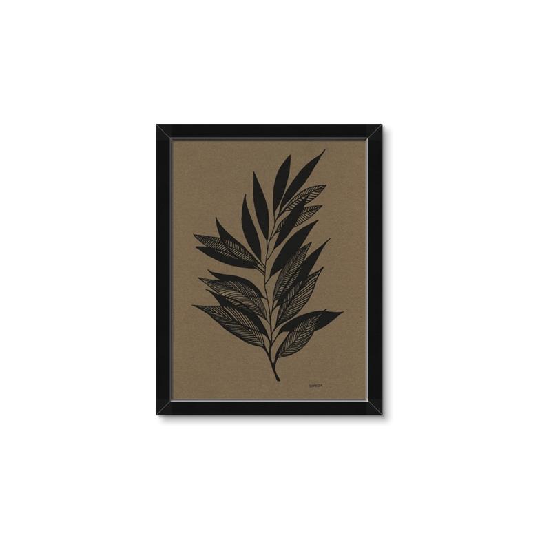 Picture of Silhouette Leaves _GroupedProduct_Rectangle_Portrait_Framed_Matted_