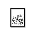 Picture of Silhouette Leaves I  _GroupedProduct_Rectangle_Portrait_Framed_Matted_