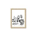 Picture of Silhouette Leaves I  _GroupedProduct_Rectangle_Portrait_Framed_Matted_