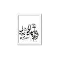 Picture of Silhouette Leaves I  _GroupedProduct_Rectangle_Portrait_Framed_Matted_