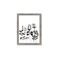 Picture of Silhouette Leaves I  _GroupedProduct_Rectangle_Portrait_Framed_Matted_