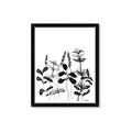 Picture of Silhouette Leaves I  _GroupedProduct_Rectangle_Portrait_Framed_Matted_