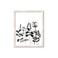 Picture of Silhouette Leaves I  _GroupedProduct_Rectangle_Portrait_Framed_Matted_