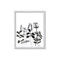Picture of Silhouette Leaves I  _GroupedProduct_Rectangle_Portrait_Framed_Matted_