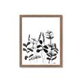 Picture of Silhouette Leaves I  _GroupedProduct_Rectangle_Portrait_Framed_Matted_