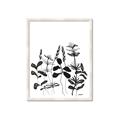 Picture of Silhouette Leaves I  _GroupedProduct_Rectangle_Portrait_Framed_Matted_
