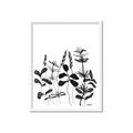 Picture of Silhouette Leaves I  _GroupedProduct_Rectangle_Portrait_Framed_Matted_