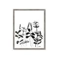 Picture of Silhouette Leaves I  _GroupedProduct_Rectangle_Portrait_Framed_Matted_