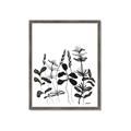 Picture of Silhouette Leaves I  _GroupedProduct_Rectangle_Portrait_Framed_Matted_