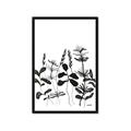 Picture of Silhouette Leaves I  _GroupedProduct_Rectangle_Portrait_Framed_Matted_