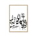 Picture of Silhouette Leaves I  _GroupedProduct_Rectangle_Portrait_Framed_Matted_
