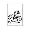 Picture of Silhouette Leaves I  _GroupedProduct_Rectangle_Portrait_Framed_Matted_