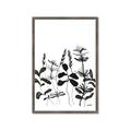 Picture of Silhouette Leaves I  _GroupedProduct_Rectangle_Portrait_Framed_Matted_