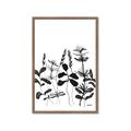 Picture of Silhouette Leaves I  _GroupedProduct_Rectangle_Portrait_Framed_Matted_