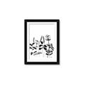 Picture of Silhouette Leaves I  _GroupedProduct_Rectangle_Portrait_Framed_Matted_