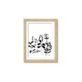 Picture of Silhouette Leaves I  _GroupedProduct_Rectangle_Portrait_Framed_Matted_