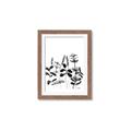 Picture of Silhouette Leaves I  _GroupedProduct_Rectangle_Portrait_Framed_Matted_