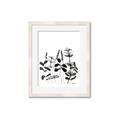 Picture of Silhouette Leaves I  _GroupedProduct_Rectangle_Portrait_Framed_Matted_