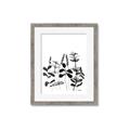 Picture of Silhouette Leaves I  _GroupedProduct_Rectangle_Portrait_Framed_Matted_