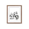 Picture of Silhouette Leaves I  _GroupedProduct_Rectangle_Portrait_Framed_Matted_
