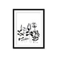 Picture of Silhouette Leaves I  _GroupedProduct_Rectangle_Portrait_Framed_Matted_
