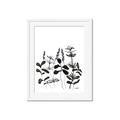 Picture of Silhouette Leaves I  _GroupedProduct_Rectangle_Portrait_Framed_Matted_