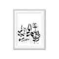 Picture of Silhouette Leaves I  _GroupedProduct_Rectangle_Portrait_Framed_Matted_