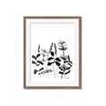 Picture of Silhouette Leaves I  _GroupedProduct_Rectangle_Portrait_Framed_Matted_