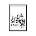 Picture of Silhouette Leaves I  _GroupedProduct_Rectangle_Portrait_Framed_Matted_