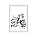 Picture of Silhouette Leaves I  _GroupedProduct_Rectangle_Portrait_Framed_Matted_
