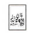Picture of Silhouette Leaves I  _GroupedProduct_Rectangle_Portrait_Framed_Matted_