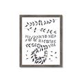 Picture of Silhouette Leaves III _GroupedProduct_Rectangle_Portrait_Framed_Matted_